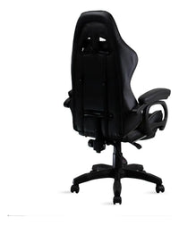 Cadeira Gamer Preto Reclinável Com Apoio Pés