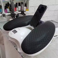 Apoio de Braço Delta Pro c/ Suporte de Celular Integrado Metal Ajustável 360°