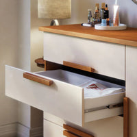 Cômoda Sapateira Bréscia 4 Gavetas e 1 Porta - 100% MDF Branco [Tampo Espaçoso]