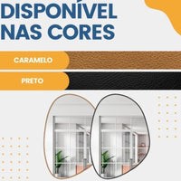 Espelho Decorativo Orgânico de Parede Lucky