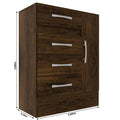 Cômoda Sapateira 4 Gavetas 1 Porta Cacau |BLACKFRIDAY|